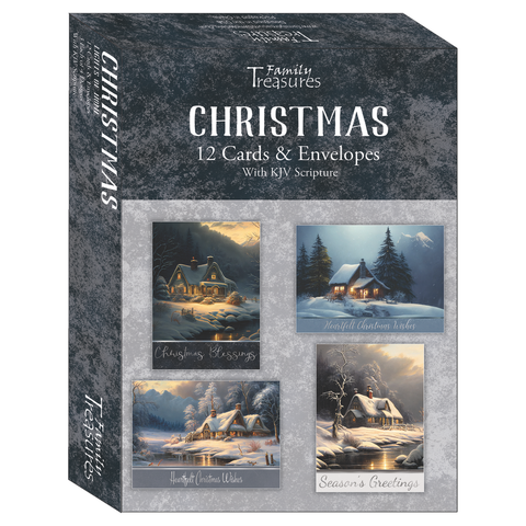 Lights Of Home Christmas Boxed Cards FT22689