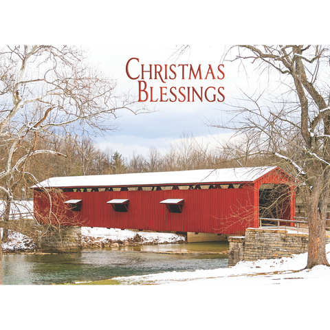 Snowy Bridges Christmas Boxed Cards FT22710
