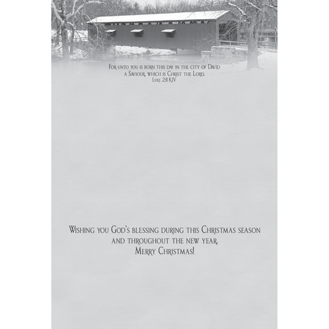 Snowy Bridges Christmas Boxed Cards FT22710