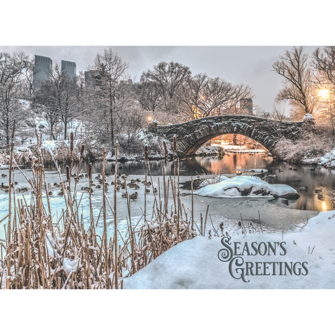 Snowy Bridges Christmas Boxed Cards FT22710
