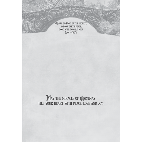 Snowy Bridges Christmas Boxed Cards FT22710
