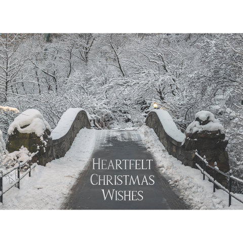 Snowy Bridges Christmas Boxed Cards FT22710