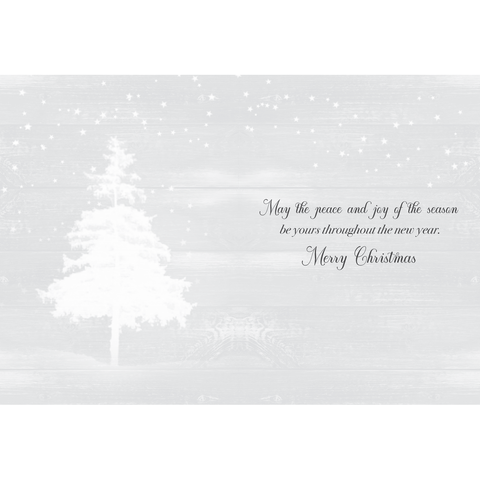 Family Treasures Christmas Stars greeting card with message