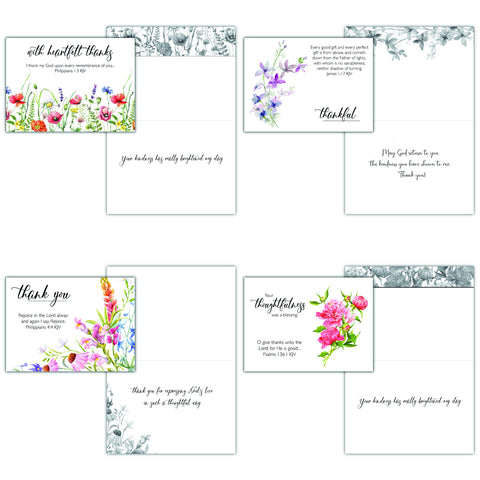 Thank You - Words Of Appreciation Boxed Cards FT22850