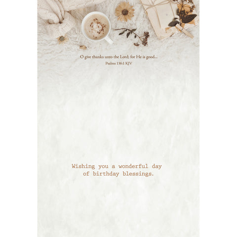 Birthday - Dried Blossoms Boxed Cards FT22853