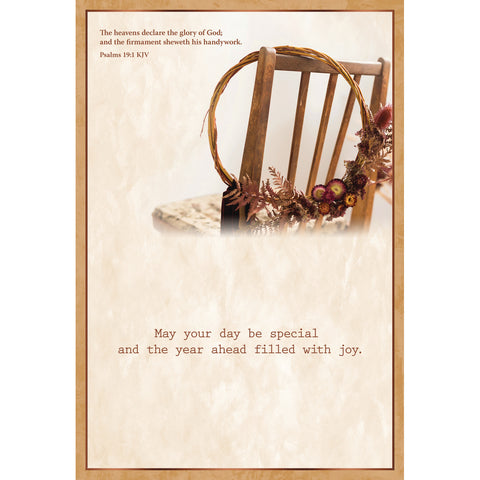Birthday - Dried Blossoms Boxed Cards FT22853