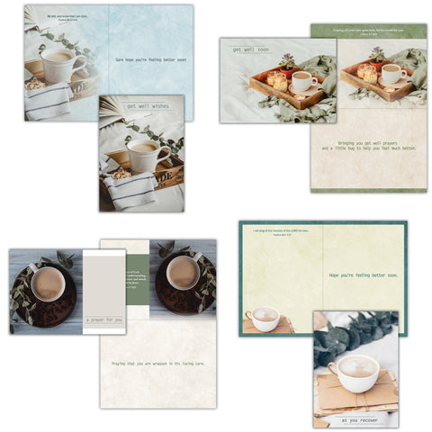 Get Well - Cup Of Cheer Boxed Cards FT22858
