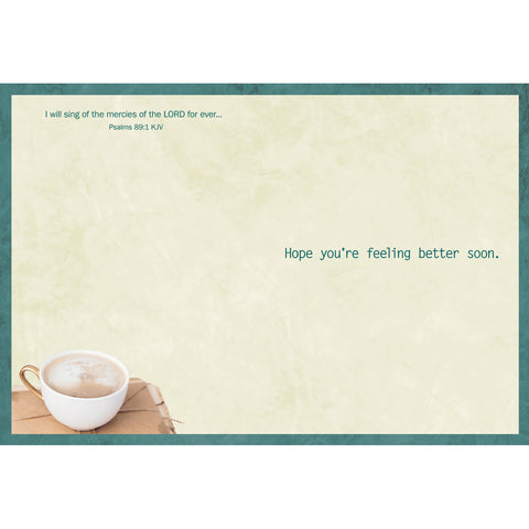 Get Well - Cup Of Cheer Boxed Cards FT22858