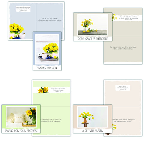 Get Well - Sunny Thoughts Boxed Cards FT22859
