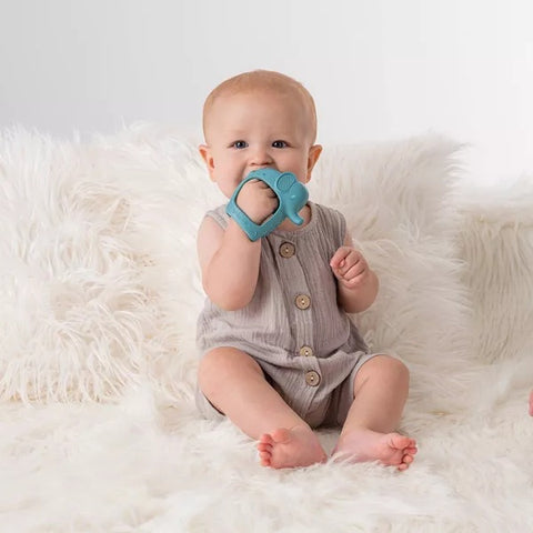 Bitzy Grip Elephant Hand Teether Toy GRIP8469