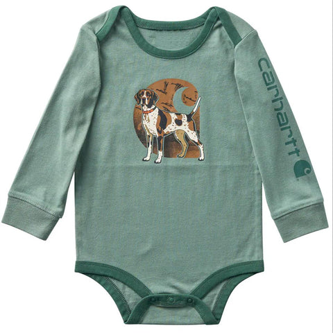 Infant Boy's Long Sleeve Dog Bodysuit CA6855