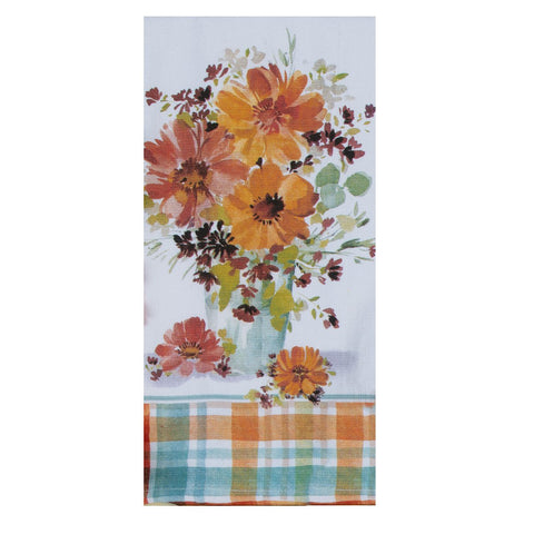 Autumn Joy Vase Dual Purpose Terry Towel H6860