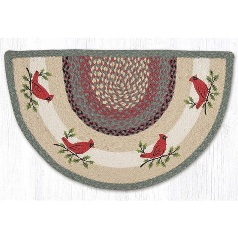 Holly Cardinal braided jute slice rug