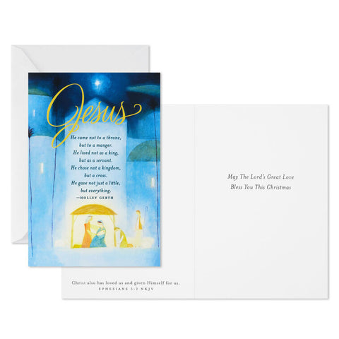 Nativity Blessings Boxed Christmas Cards 1DSH1188