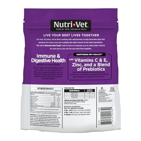 Immune and Digestive Health Biscuits for Dogs - 16 oz