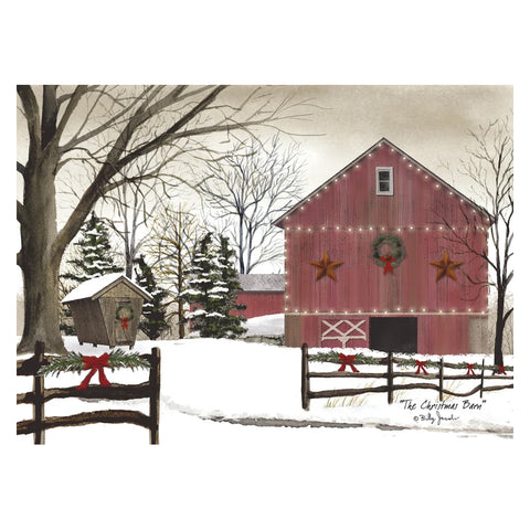 Old Red Barn Boxed Christmas Cards 52661