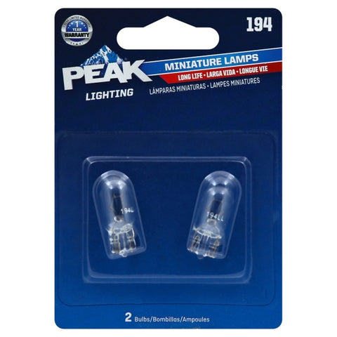 Incandescent Miniature Automotive Bulb 194LL-BPP