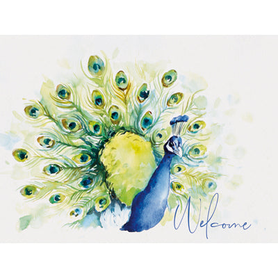 Spring & Summer Outdoor Plaque Peacock