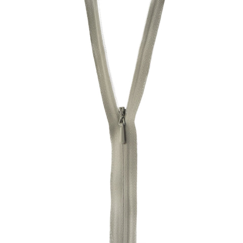 Pearl Gray YKK Unique Zipper.