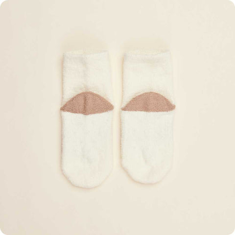 Warmies Puppy Children's Plush Crew Socks soles