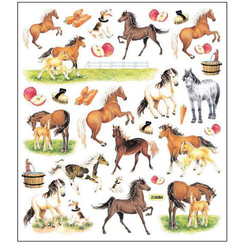 Sticker King Horses & Apples stickers