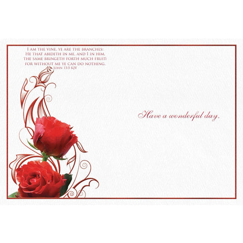 Blessings on your Wedding Day card design 2 inside