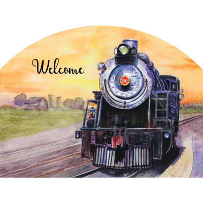 Spring & Summer Outdoor Plaque Train Engine