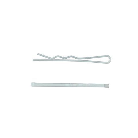 Plain Wave Bobby Pins BP15000W
White 