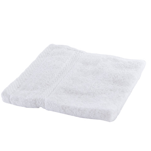 White washcloth.