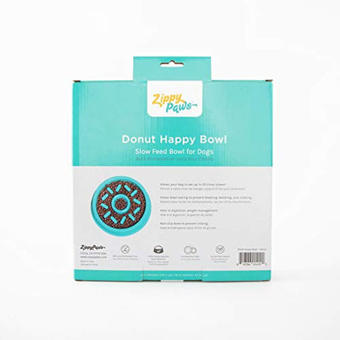 Happy Bowl Donut Slow Feeder Dog Bowl