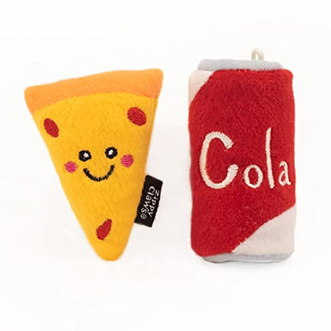 2-Pack Nomnomz Pizza and Cola Cat Toy