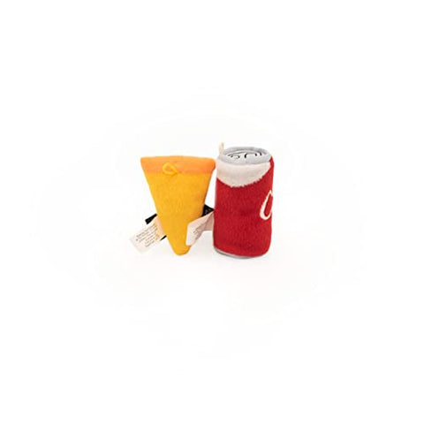 2-Pack Nomnomz Pizza and Cola Cat Toy