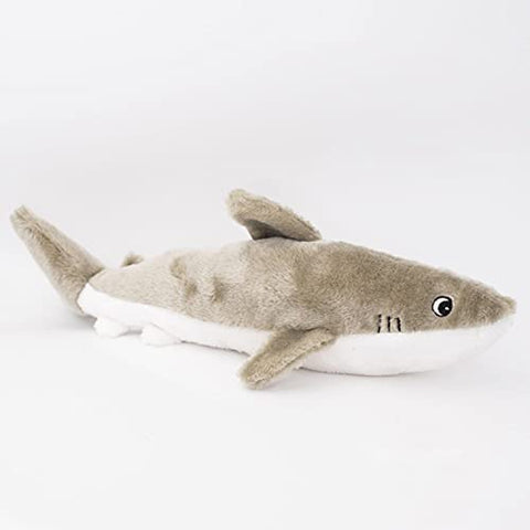 Zippy Paws Jigglerz Shark Plush Dog Toy