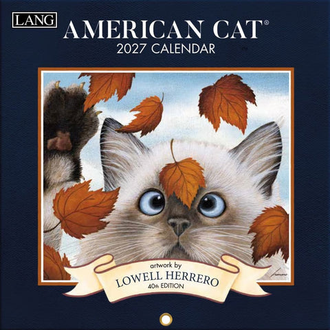 american cat, 2027 Mini Wall Calendars 2799107