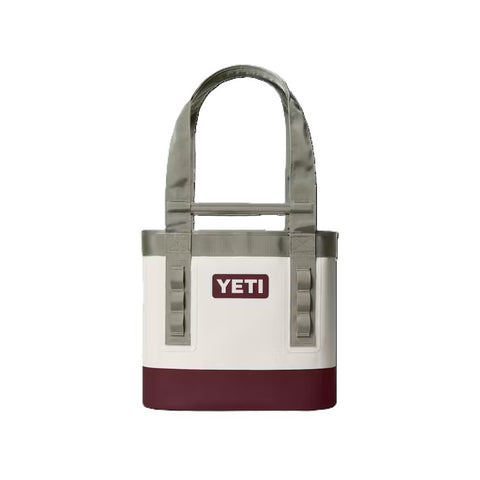 Yeti Camino 20 Carryall tote bag in aspen, pampa green, wild vine red
