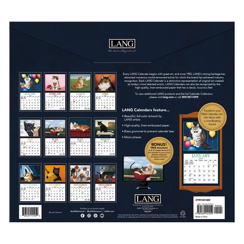 back american cat, 2027 Wall Calendars 2799100