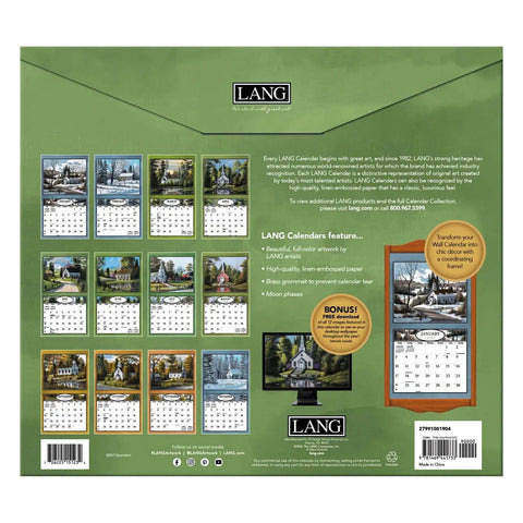 back country churches, 2027 Wall Calendars 2799100
