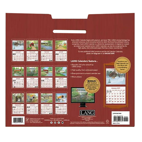 back covered bridge, 2027 Wall Calendars 2799100
