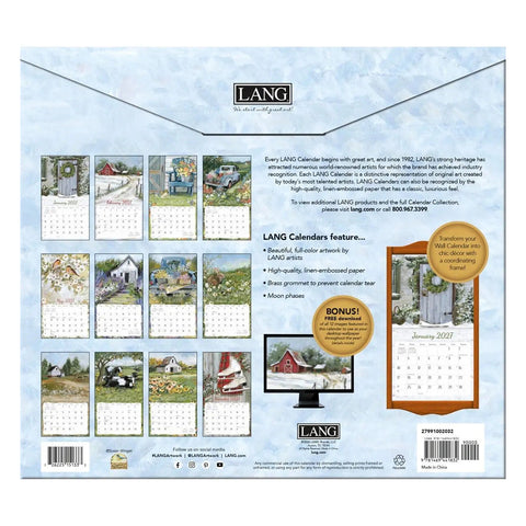 back field of home, 2027 Wall Calendars 2799100