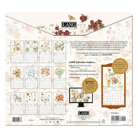 back watercolor seasons, 2027 Wall Calendars 2799100
