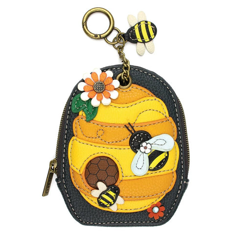 bee hive, Mini Coin Purse Keychains 638