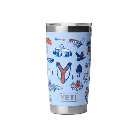 Big Sky Summer Camp Yeti Rambler 20 oz Travel Tumbler
