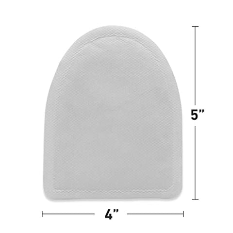 HotHands Bigfoot large toe warmer showing dimensions