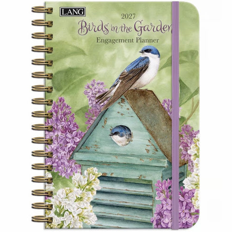 birds in the garden, 2027 Spiral Planners 2799101
