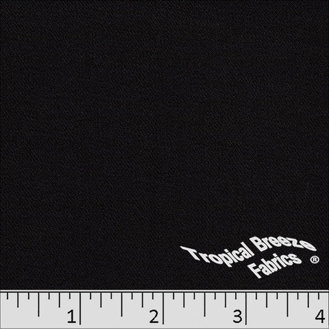 black, Vintage Weave Solid Polyester Fabric 072614