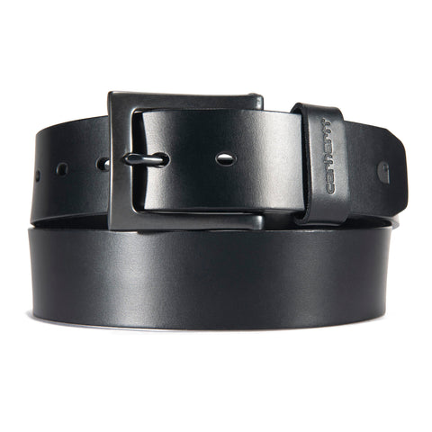 Carhartt men's Anvil leather belt in black