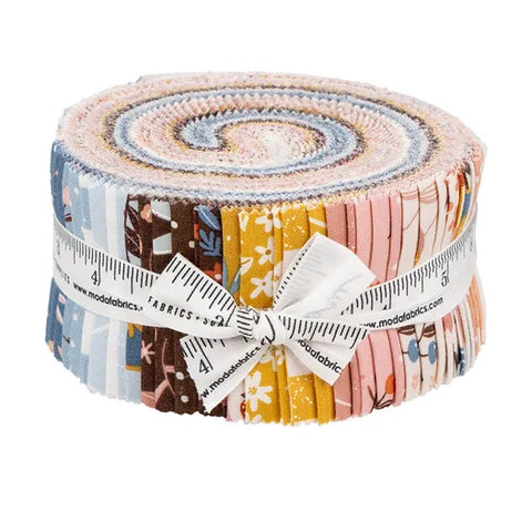 jelly roll, Blossoms and Blooms Precut Cotton Fabric 39050