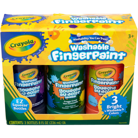 3-Count Washable Fingerpaint 55-1311