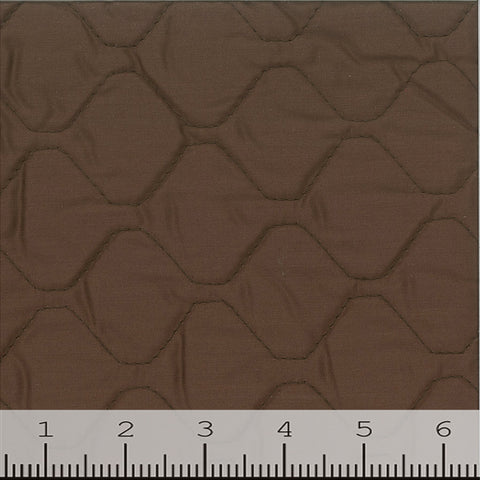 brown, Single Face Solid Quilted Fabric 262