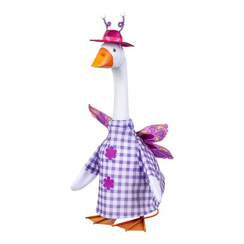 Butterfly outfit for Giddy the Porch Goose